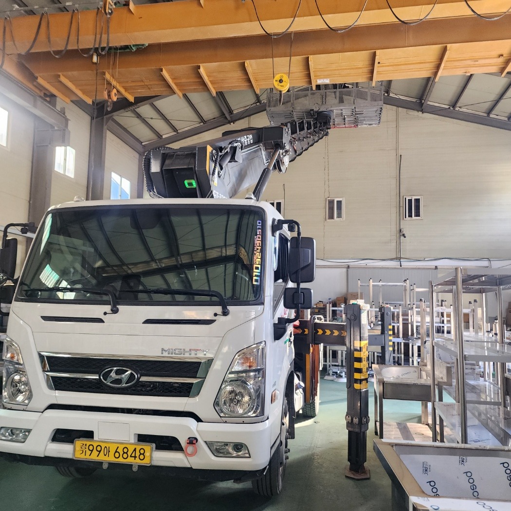 강원 스카이차 외벽 작업 사장님 직접