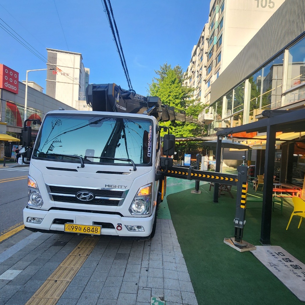 가락동 스카이차 송파구 가락시장 고소작업차