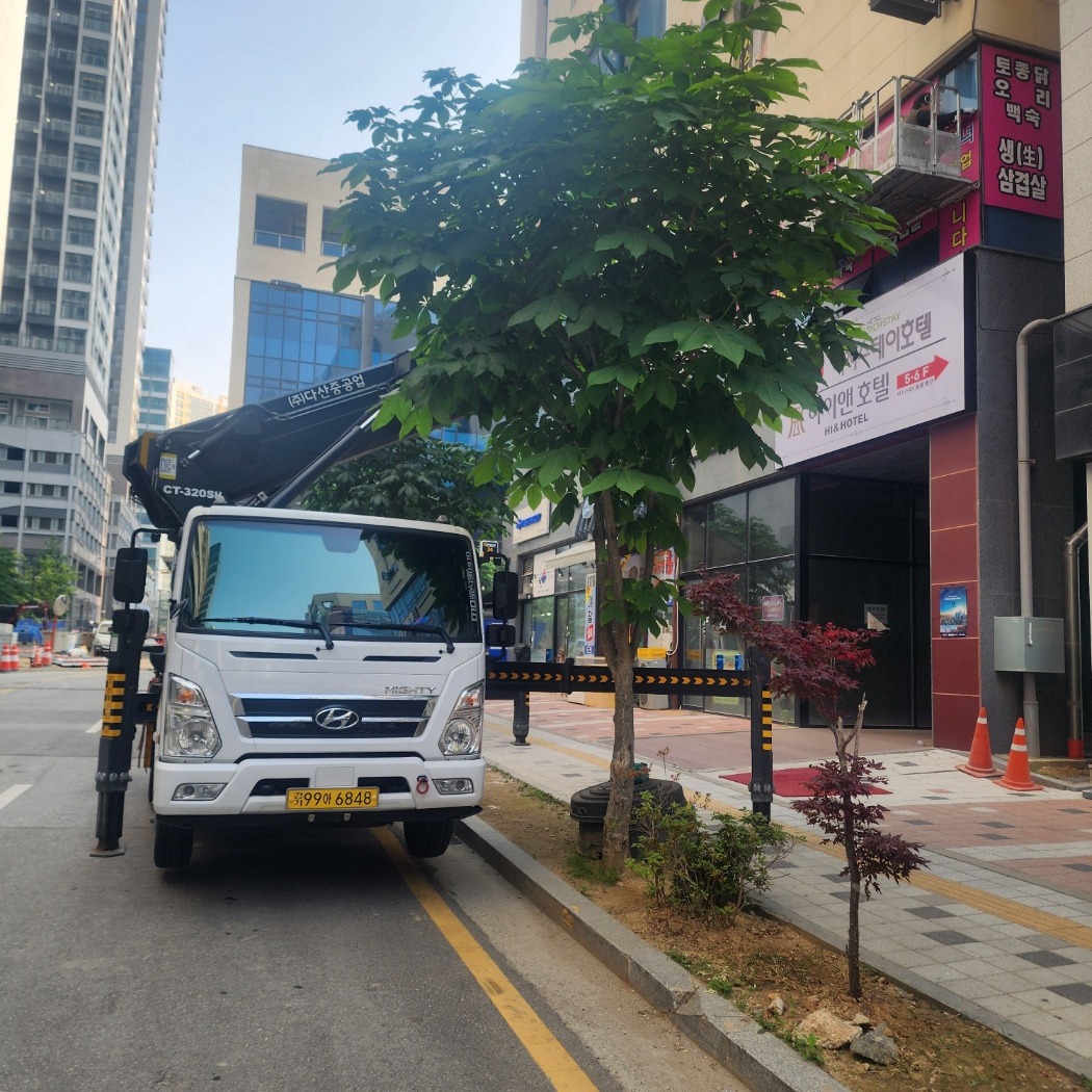 경북 경주 스카이차 고소작업차