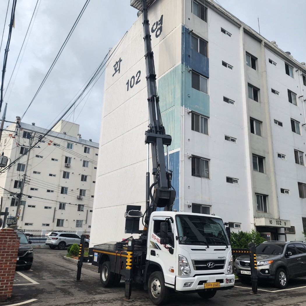 충북 청주 스카이차 태양광 설치