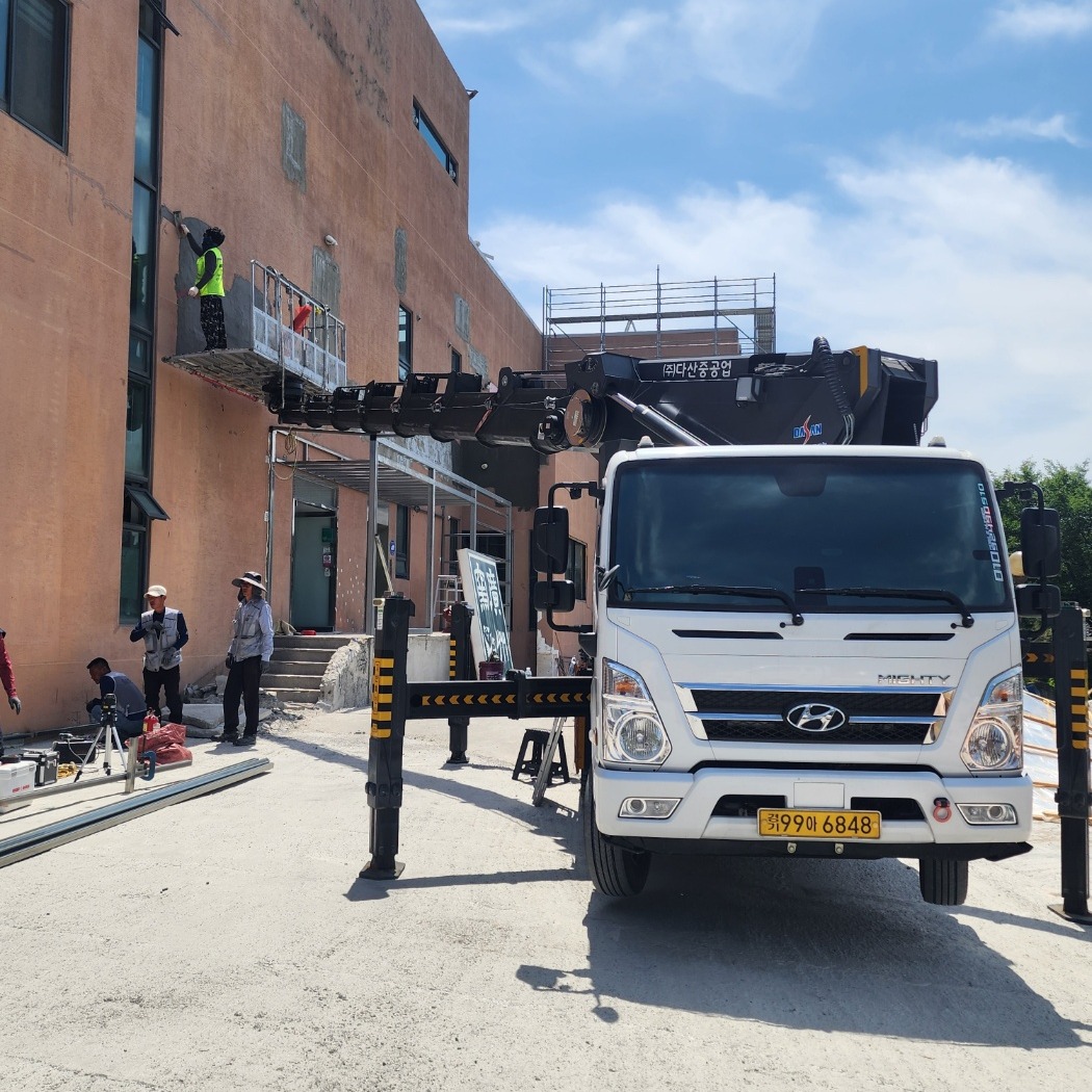 강원 원주 스카이차 고소작업